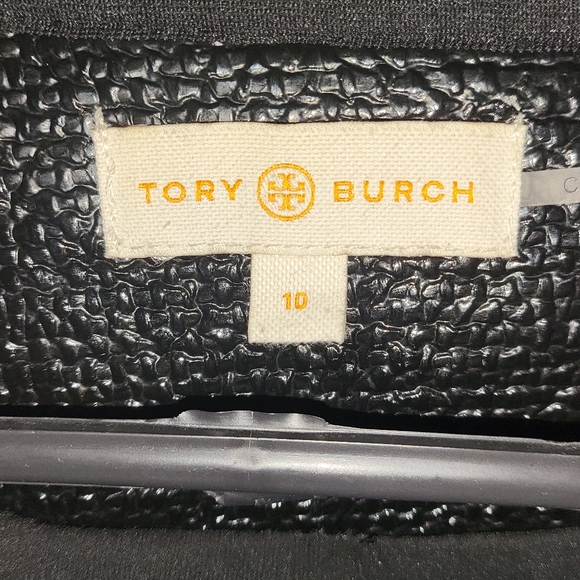 Tory Burch Daria Tweed Black Moto Jacket - Picture 9 of 14